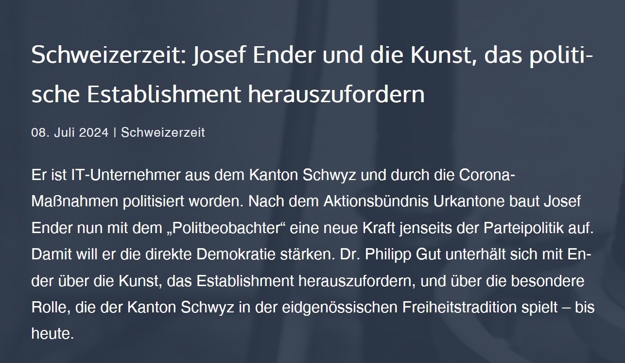 KONTRAFUNK Schweizerzeit_Josef Ender